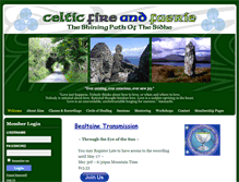 Tablet Screenshot of celticfireandfaerie.com